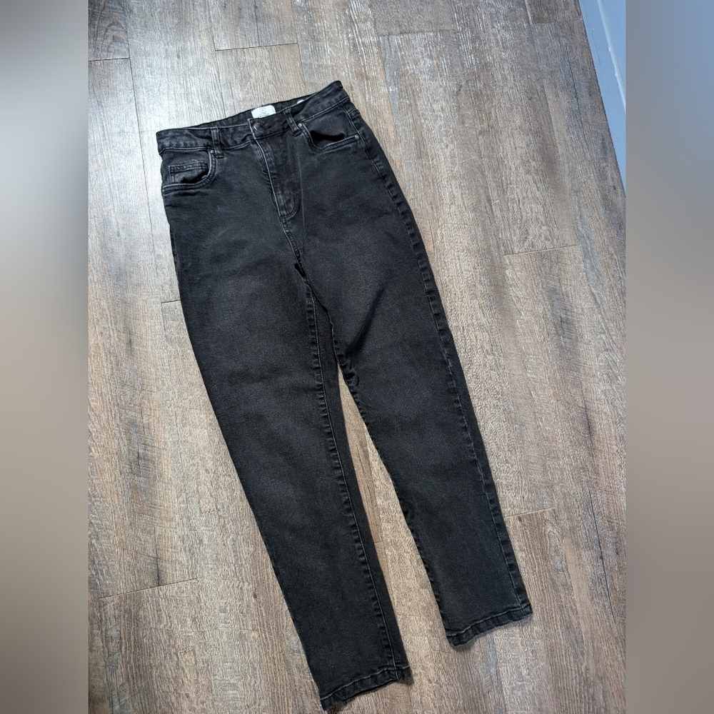 Cotton On 91 Black High-Waisted Jeans